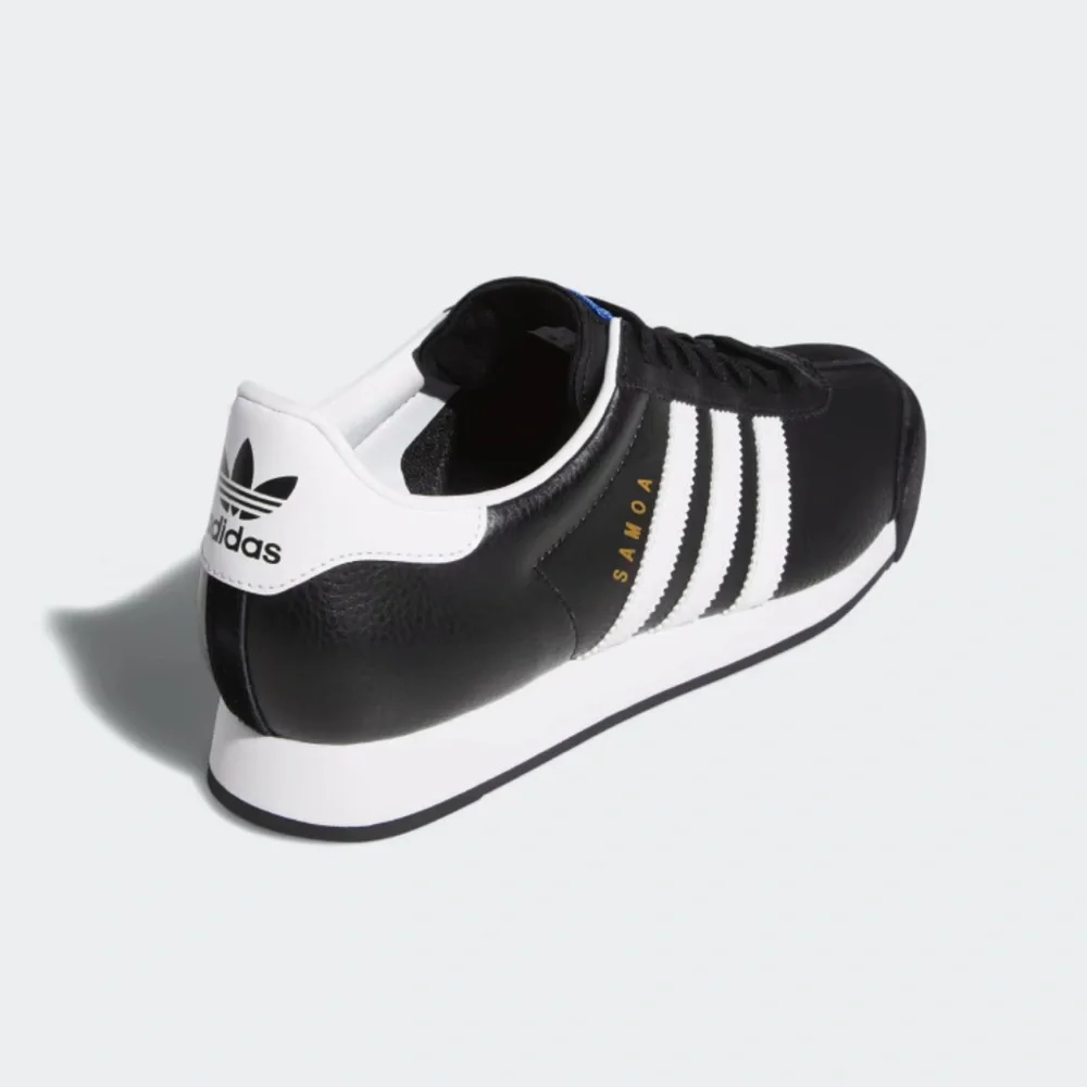 NIB Adidas Samoa Sneakers, Black/White, Men’s 7 - Picture 12 of 16